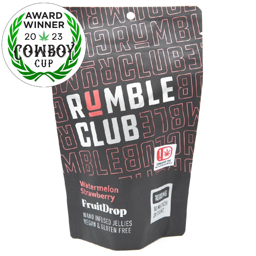 Rumble Club - Nano FruitDrop - 1000mg - Watermelon Strawberry