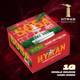 Sosa Sherb | 1G Single Source Hash Rosin | HYMAN | REC