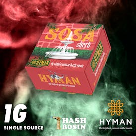 Sosa Sherb | 1G Single Source Hash Rosin | HYMAN | REC
