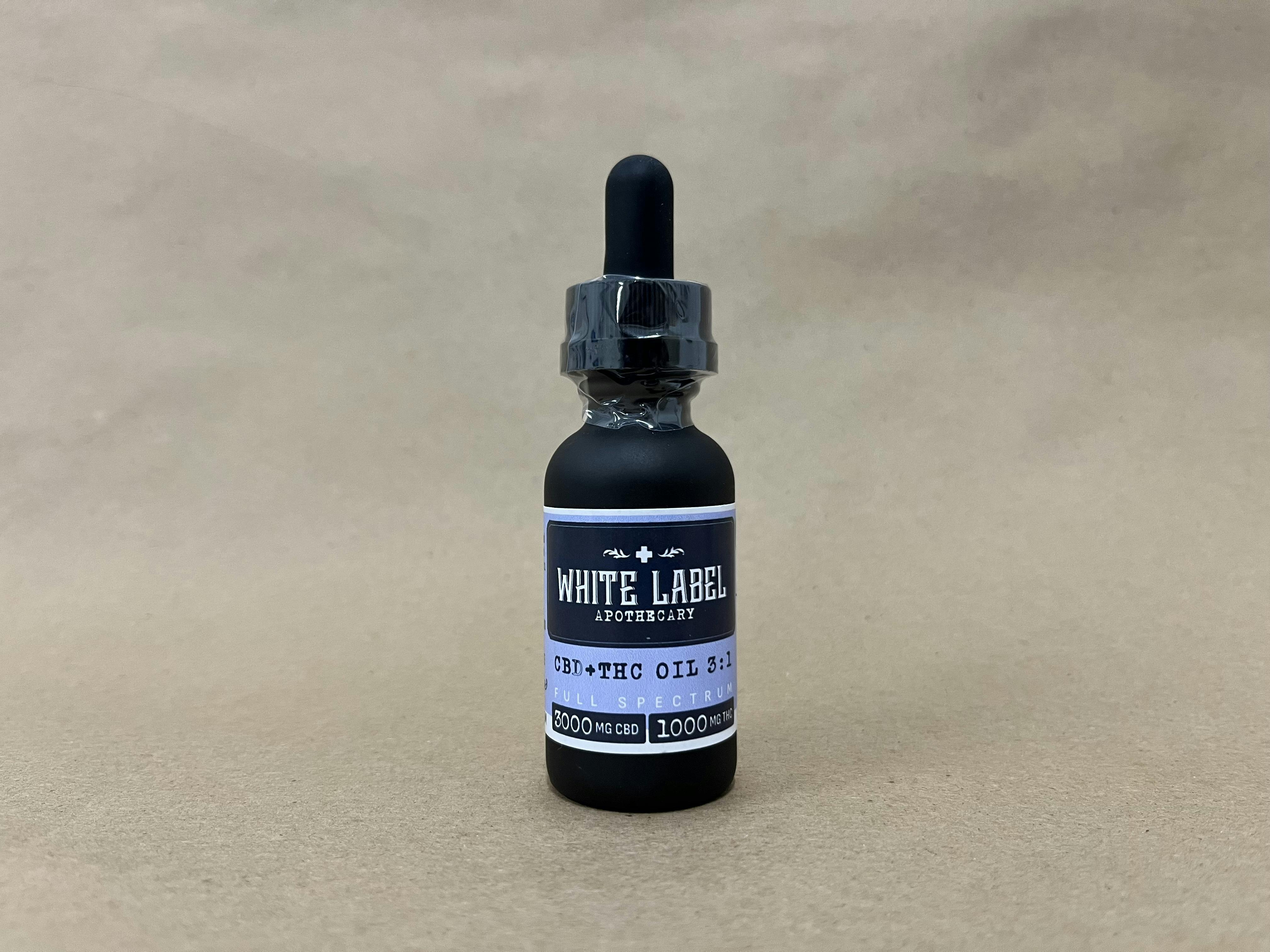 CBD3THC1 Oil by White Label Apothecary