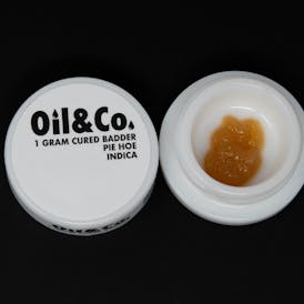 1g Cured Badder - Pie Hoe - Oil & Co (Indica)