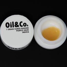 1g Cured Badder - Purple Haze - Oil & Co (Indica)