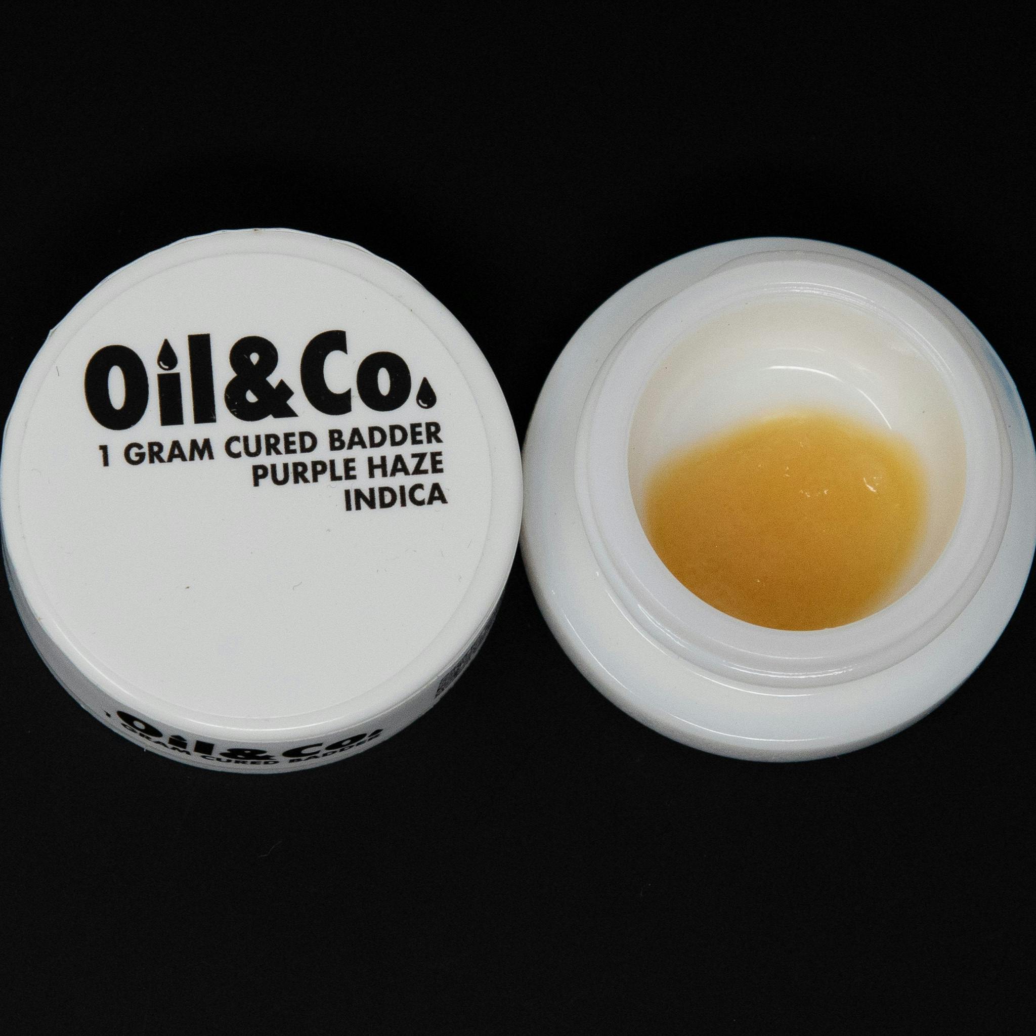 1g Cured Badder - Grape Punch Raw - Oil & Co (Indica)