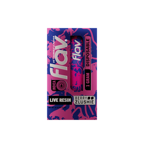 Flav - Berry Zlushie -Indica- Live Resin Disposable 1g (Vape Pen) | Flav    -vvv6 Middle