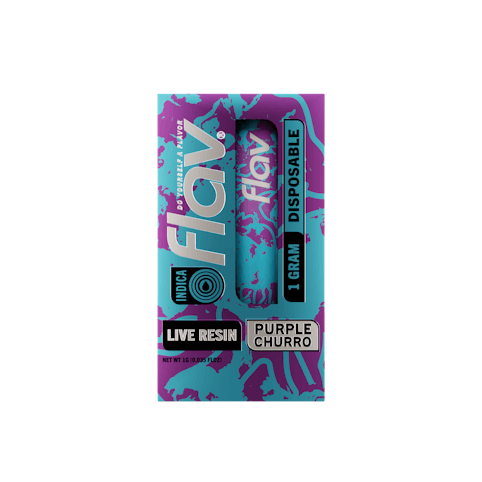 Flav - Purple Churro | Live Resin Disposable - 1.0g | Flav | vvv9 middle