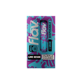 Flav - Live Resin Disposable - 1.0g - Purple Churro - Indica
