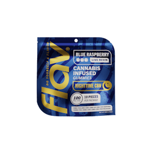 FLAV - Blue Raspberry Nighttime - 105.8mg Gummies