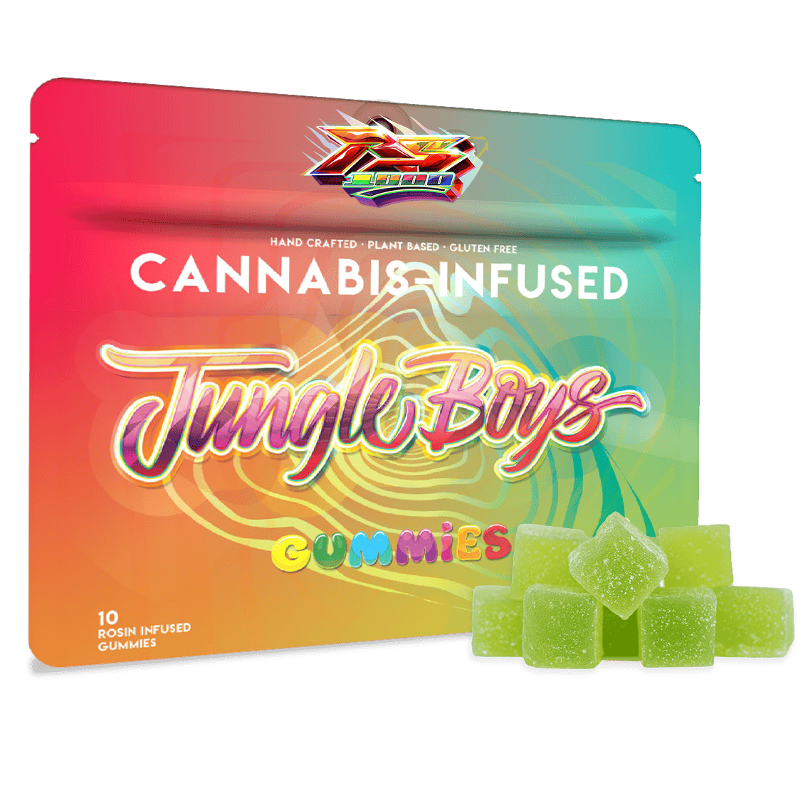 Jungle Boys | RS 1000 (Apple) - 100mg Rosin Gummies by Jungle Boys