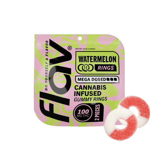 Megadose Rings - Watermelon - 100mg by Flav