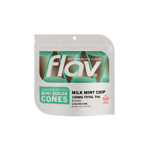 Milk Mint Chip Cones - 100mg | 5 pack | 20mg