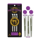 PACIFIC STONE | INDICA VARIETY - 3PK | PREROLL | 3G