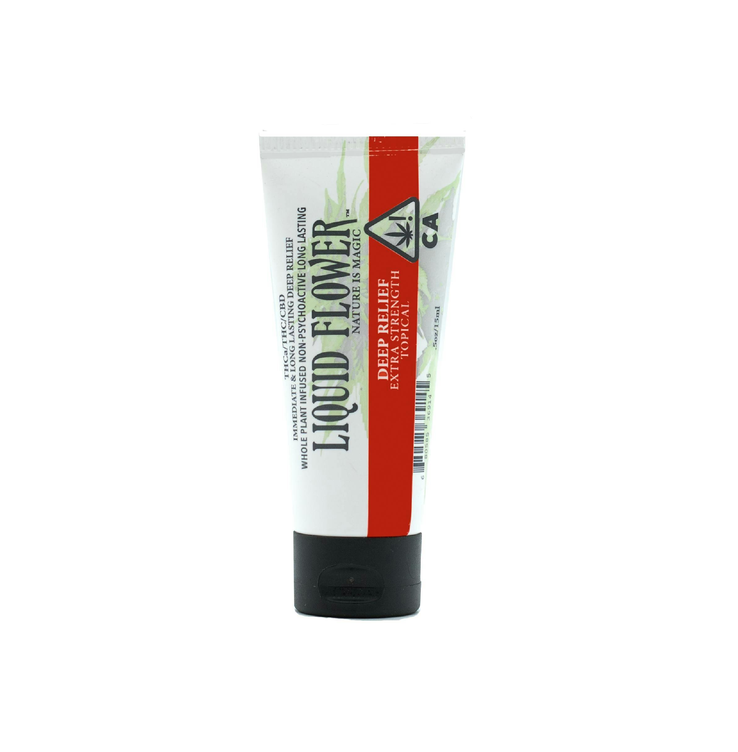 Liquid Flower | Deep Relief Tube Topical | THC:CBD 100mg:10mg at Cookies Sacramento