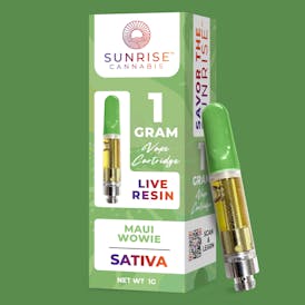 Maui Wowie - 1g Live Resin Vape Cartridge