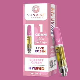 Sherbet Queen - 1g Live Resin Vape Cartridge