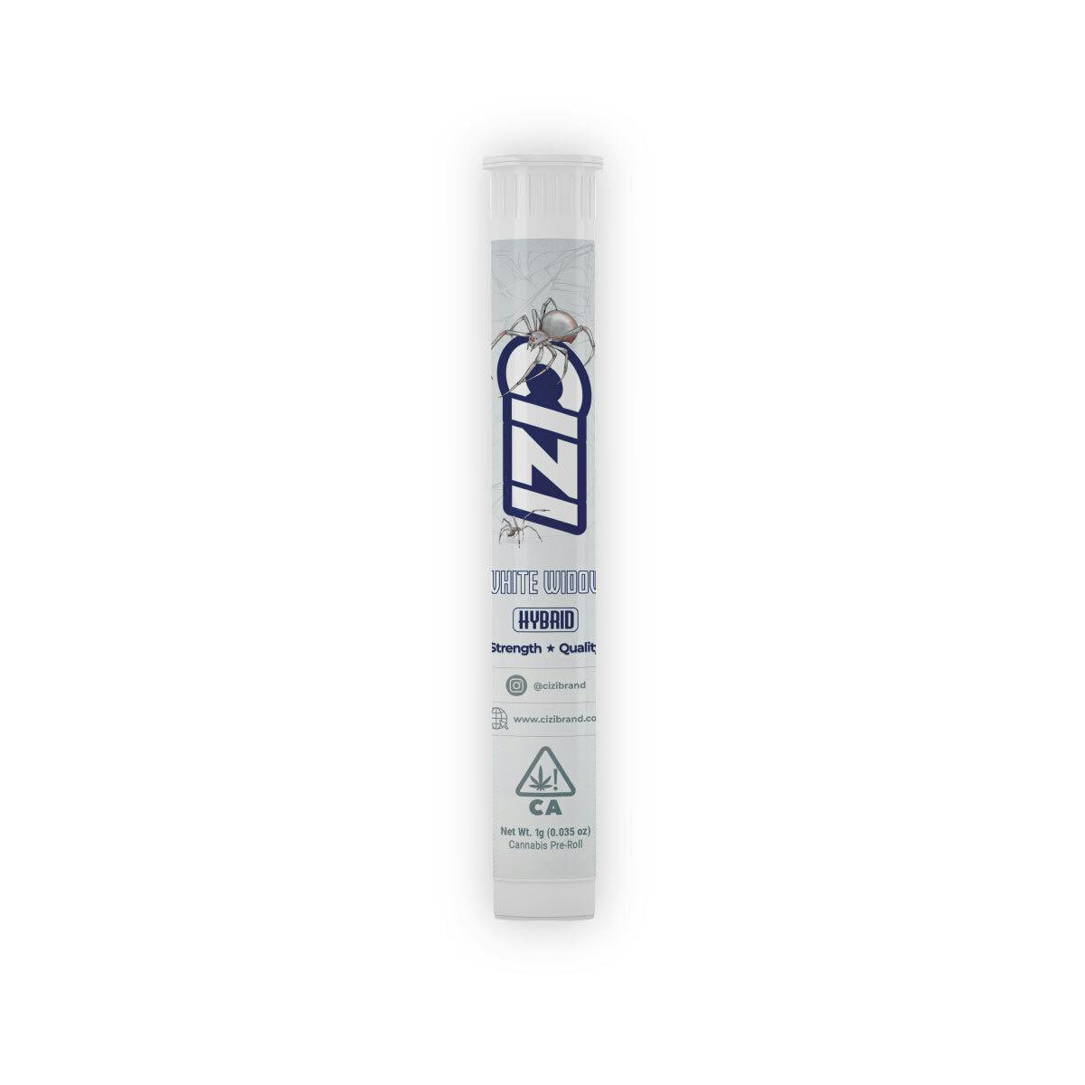 CIZI - WHITE WIDOW - 1G NON-INFUSED PRE-ROLL - Cizi