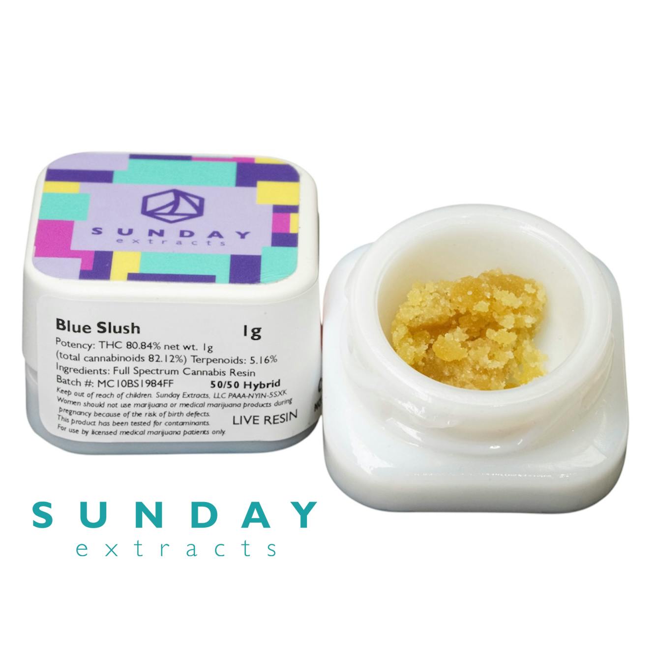 1g Concentrate Blue Slush by Sunday Extracts