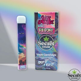 Secret Stash | Full Spectrum Disposable Cartridge | Super Lemon Haze | 1g