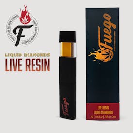 Fuego Live Resin - Critical Kush - Indica 1G All in One