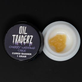 1g Cherry Wedding Cake Cured Badder - Oil Traderz (Indica)