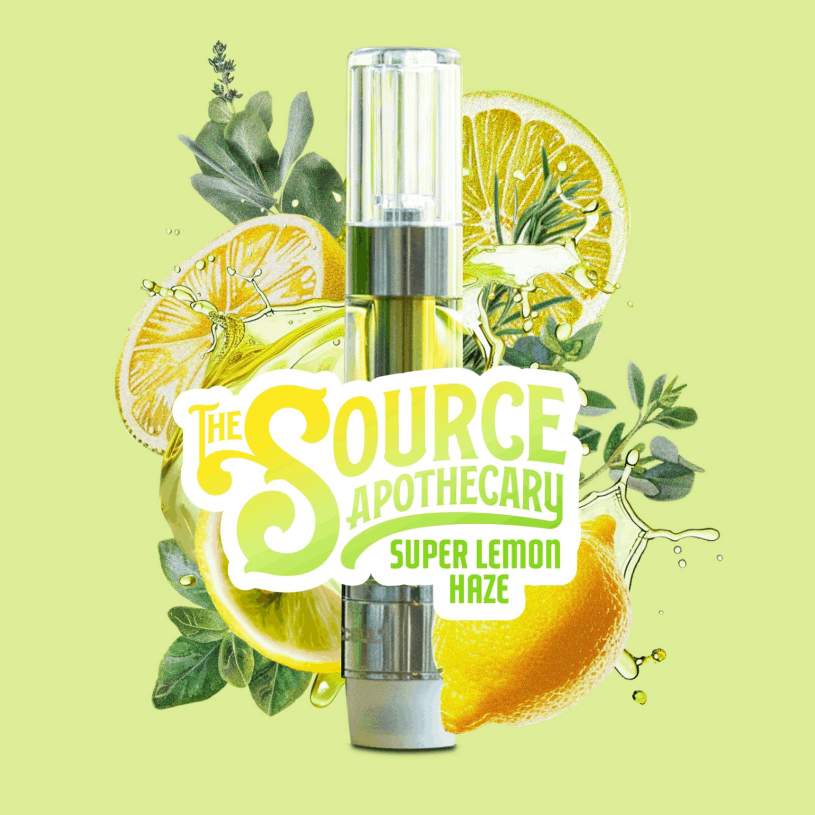 Super Lemon Haze 1g Cartridge - The Source Apothecary