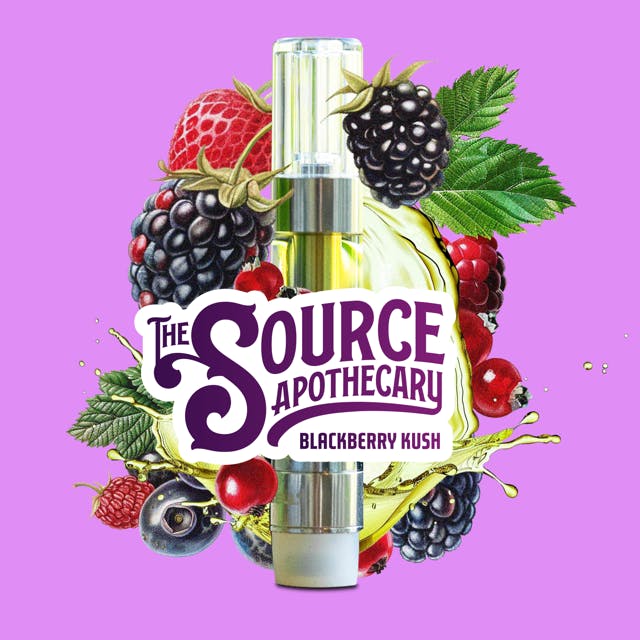 Blackberry Kush 500mg Cart - The Source Apothecary