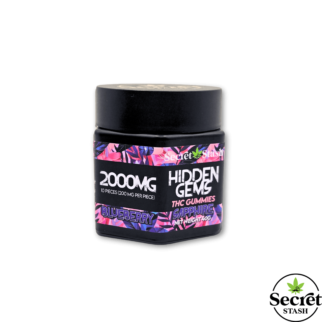 Hidden Gems | THC | Blueberry | 2000mg by Secret Stash