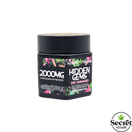 Hidden Gems | THC | Green Apple | 2000mg