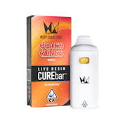 West Coast Cure - Peach Rings - 1g Live Resin CUREbar Disposable