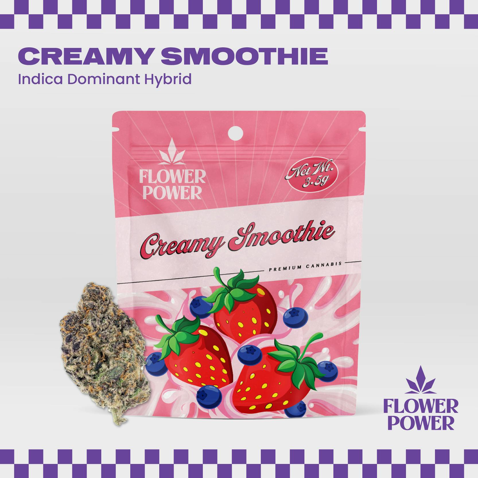 Creamy Smoothie 3.5G Pre Pack by Flower Power Cannabis