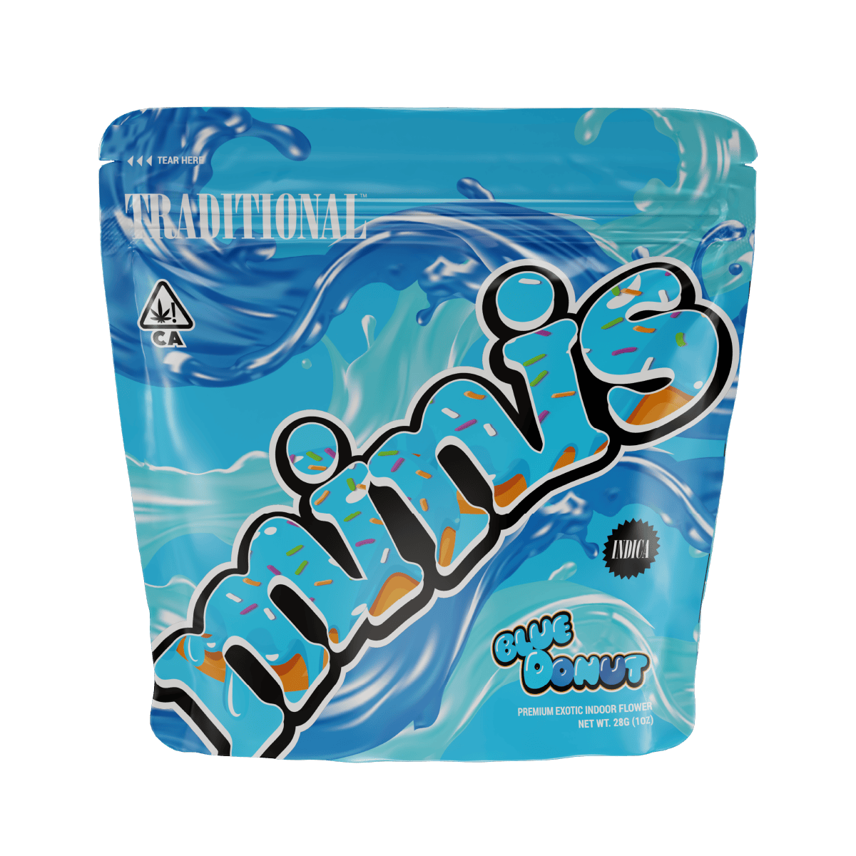 Traditional - Blue Donut Minis 28g