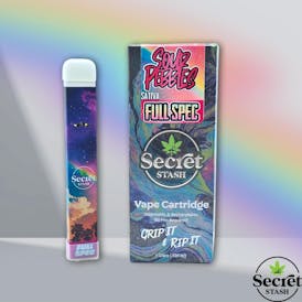Secret Stash | Full Spectrum Disposable Cartridge | Sour Pebbles | 1g