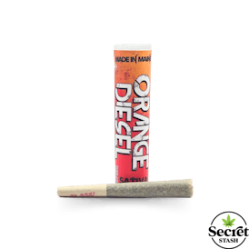 Secret Stash | Full Bud Pre Roll | Orange Diesel | .5g