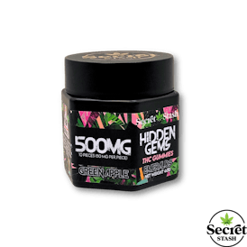 Hidden Gems | THC | Green Apple | 500mg