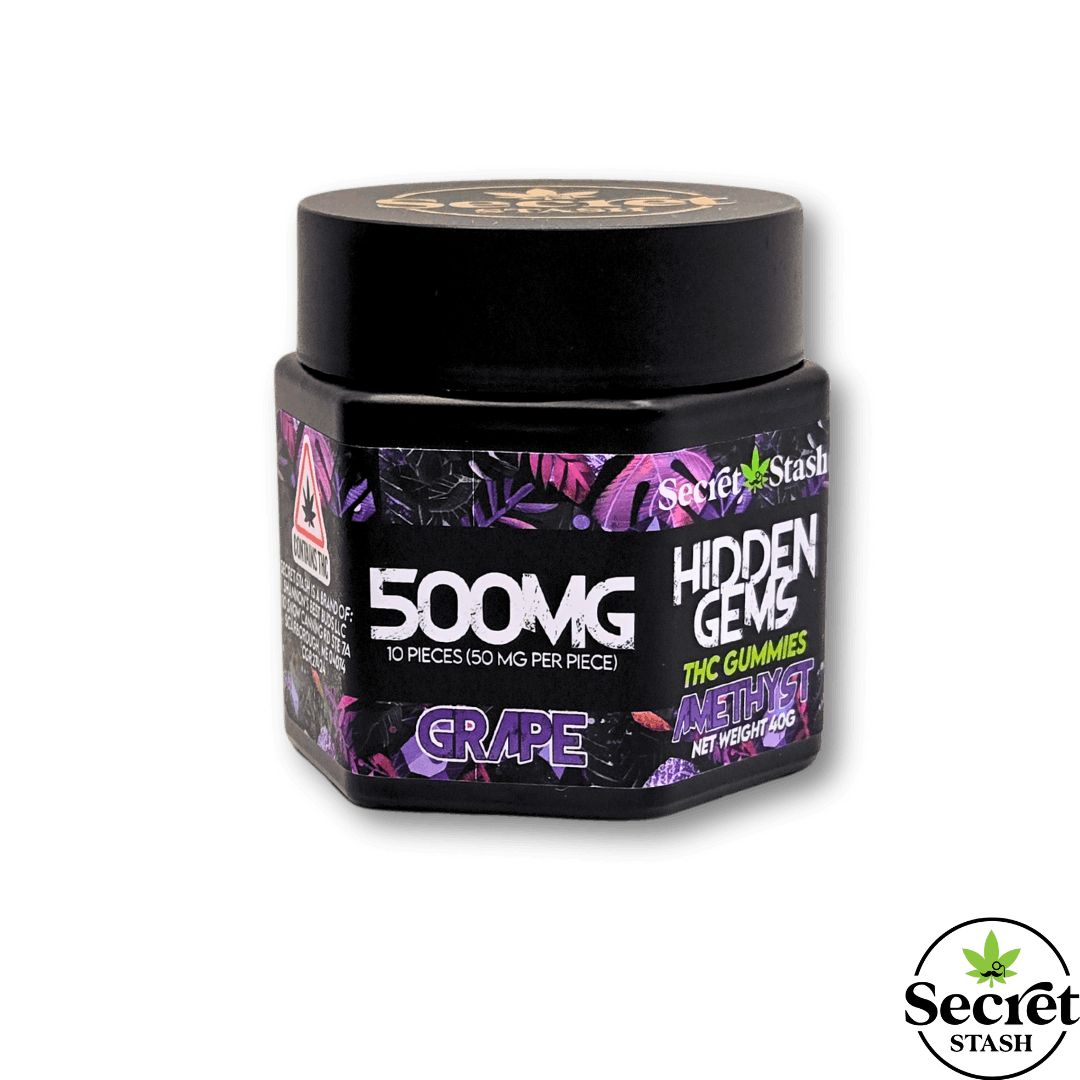 Hidden Gems | THC | Grape | 500mg by Secret Stash