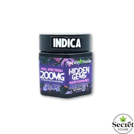 Hidden Gems | Hash | Grape| Indica | 200mg