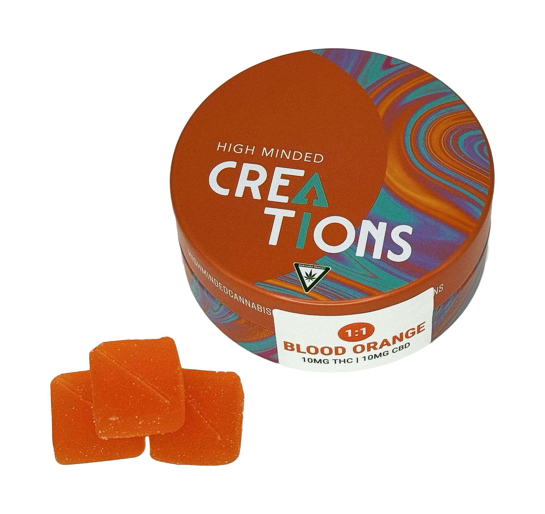Blood Orange Gummies 1:1 THC:CBD - 200mg