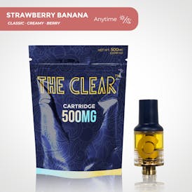 The Clear Original Cartridge 500mg | Strawberry Banana