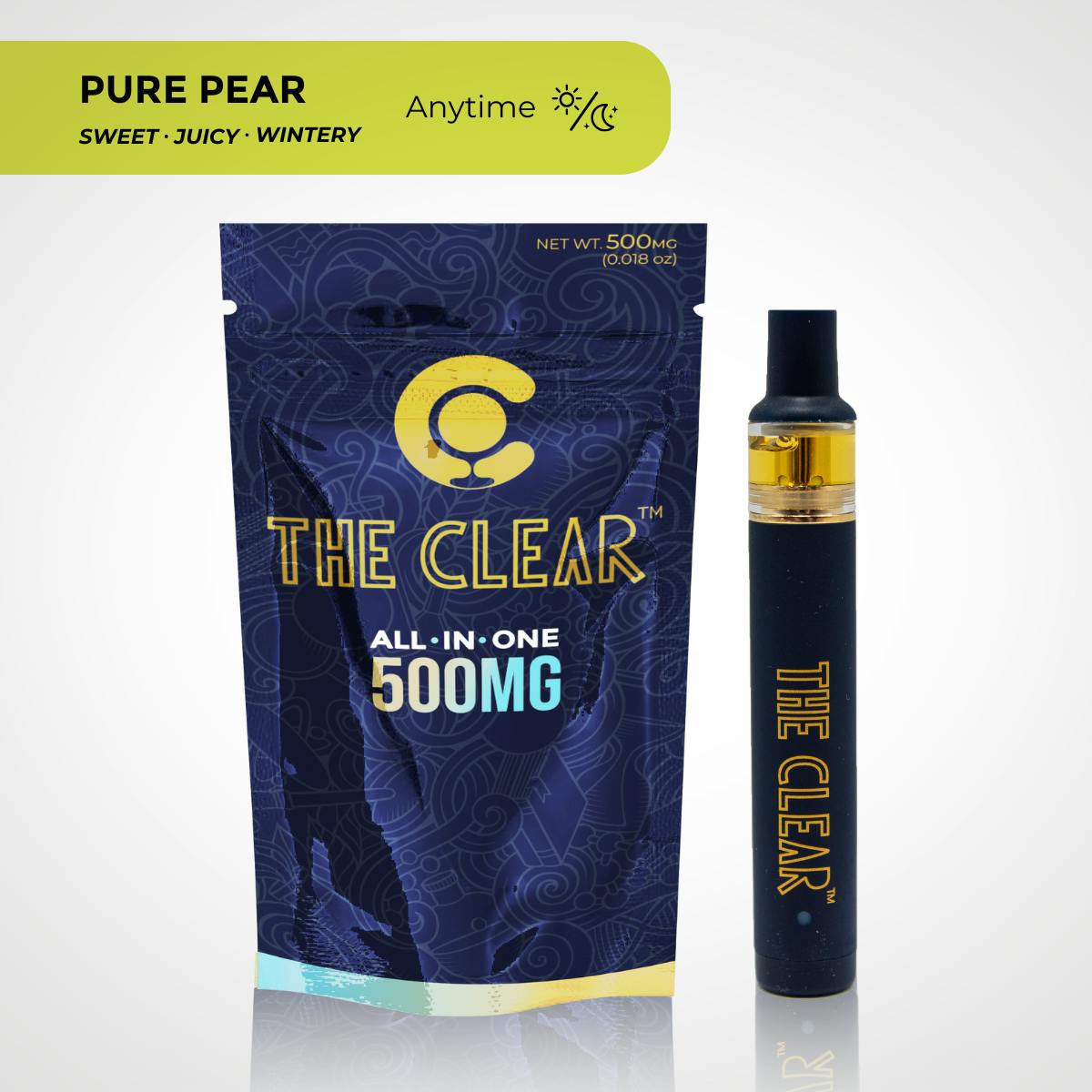 The CLEAR Original All-in-One 500mg | Pure Pear by CLEAR Brands