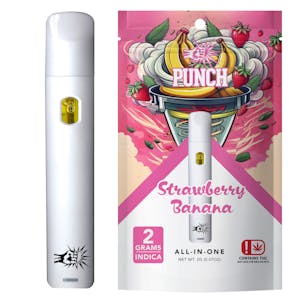 Punch Edibles & Extracts - Punch Edibles & Extracts Strawberry Banana Distillate AIO (2g)