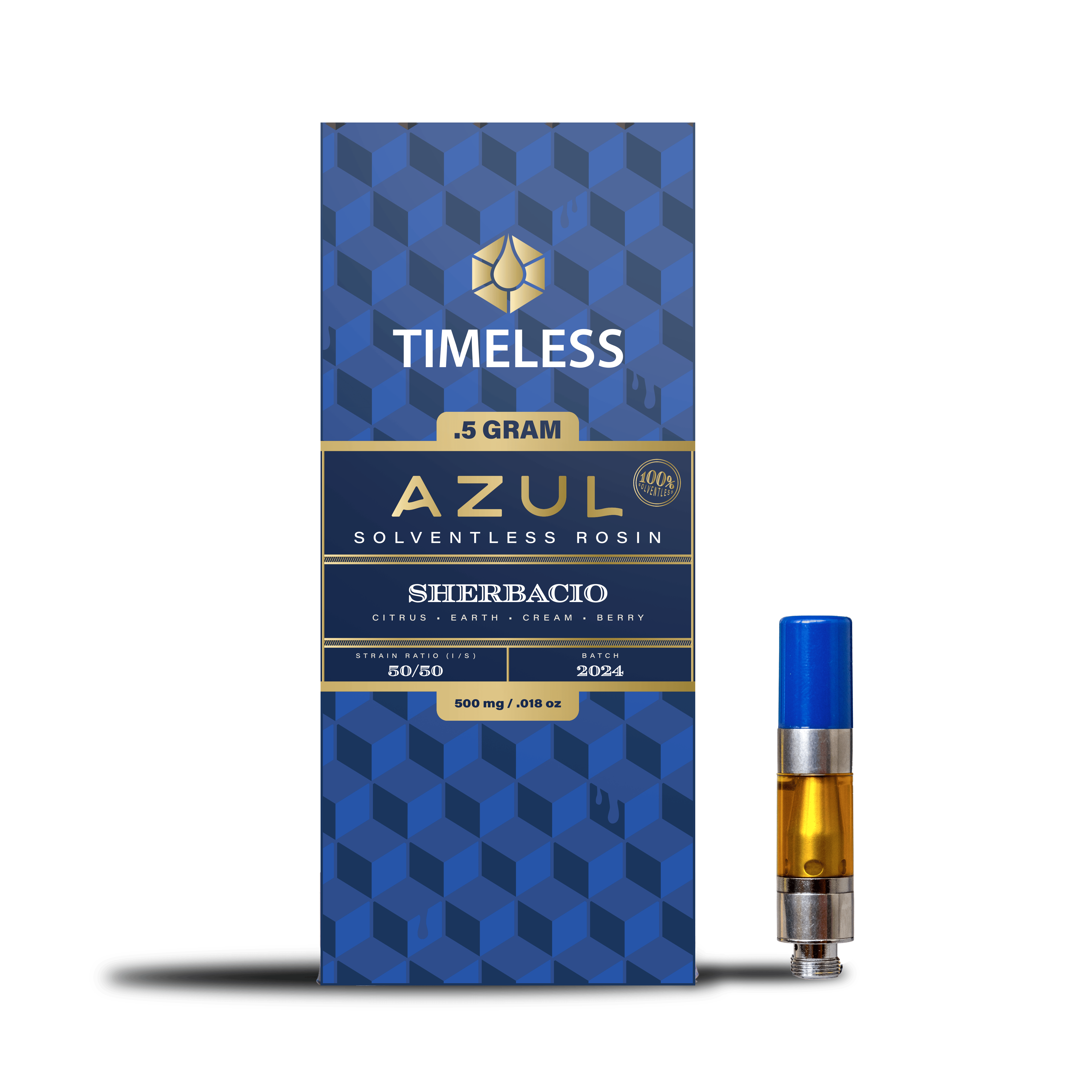 Sherbacio | AZUL Live Rosin Cartridge | 0.5g
