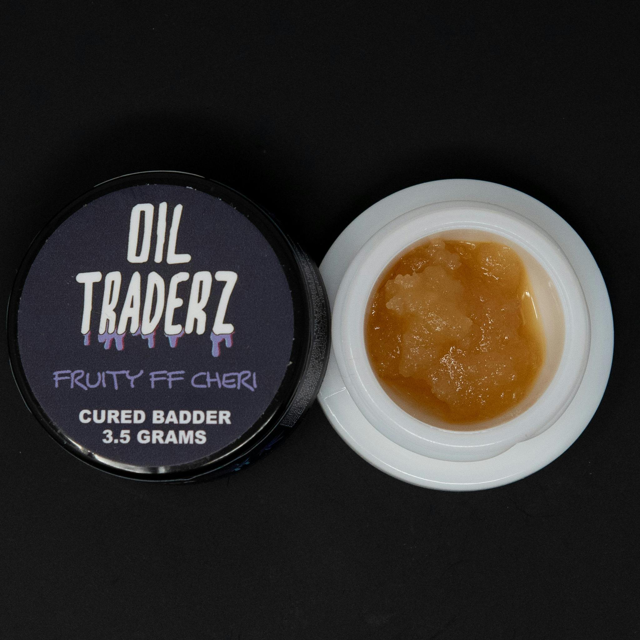 3.5g Fruity FF Cheri Cured Badder - Oil Traderz (Indica) by Oil Traderz