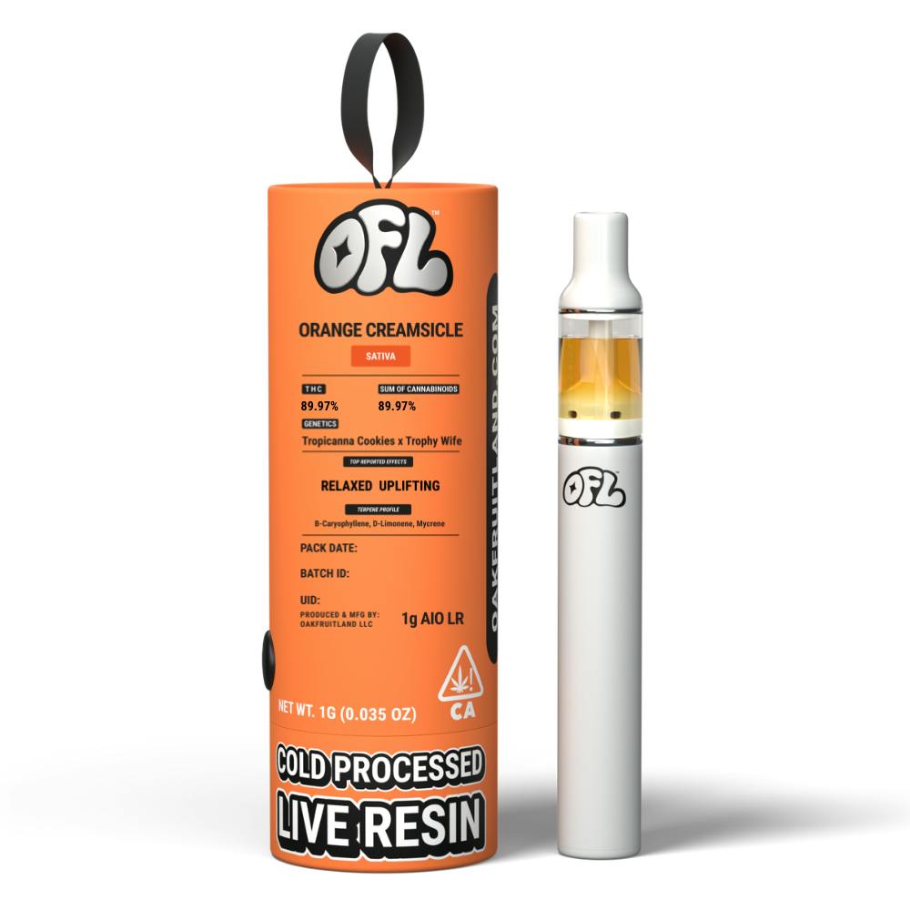 Orange Creamsicle | Live Resin Disposable | 1g