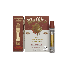 ZAZAMIGOS - 100% Live Resin 1G Cartridge