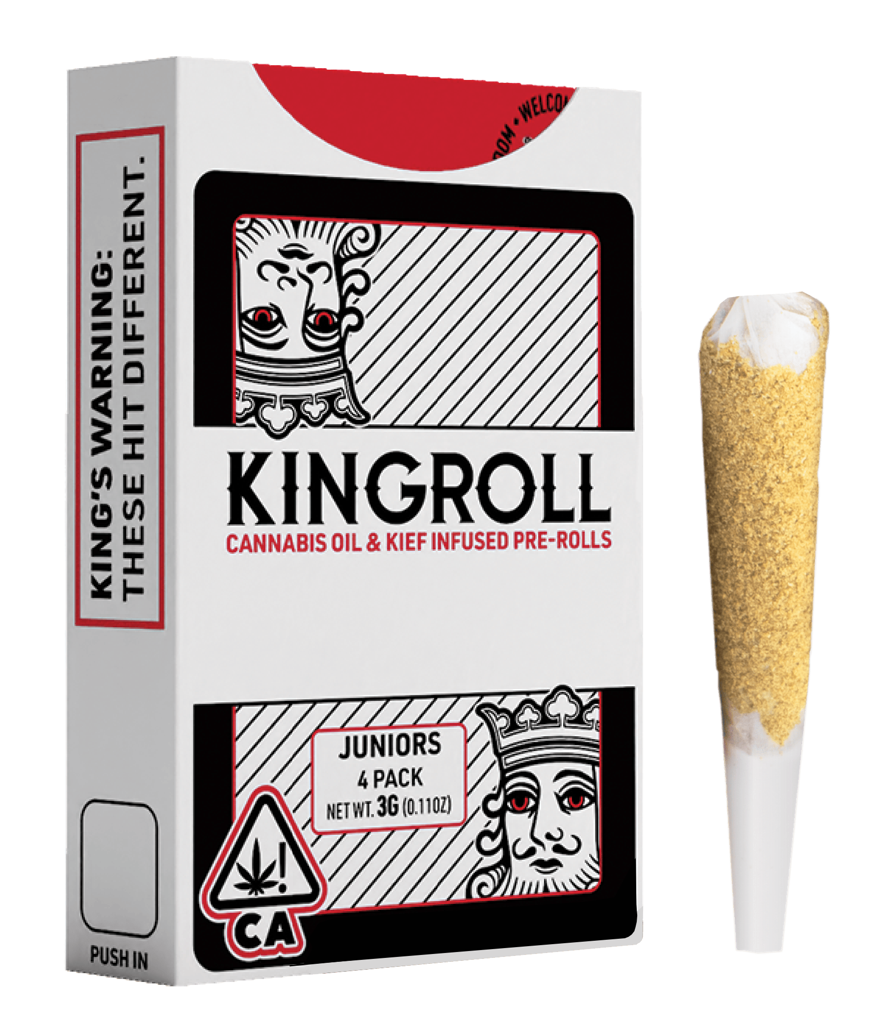 Kingroll Jrs | Moonbow x Rainbow Belts | Infused Joints | 0.75g each | 4pk