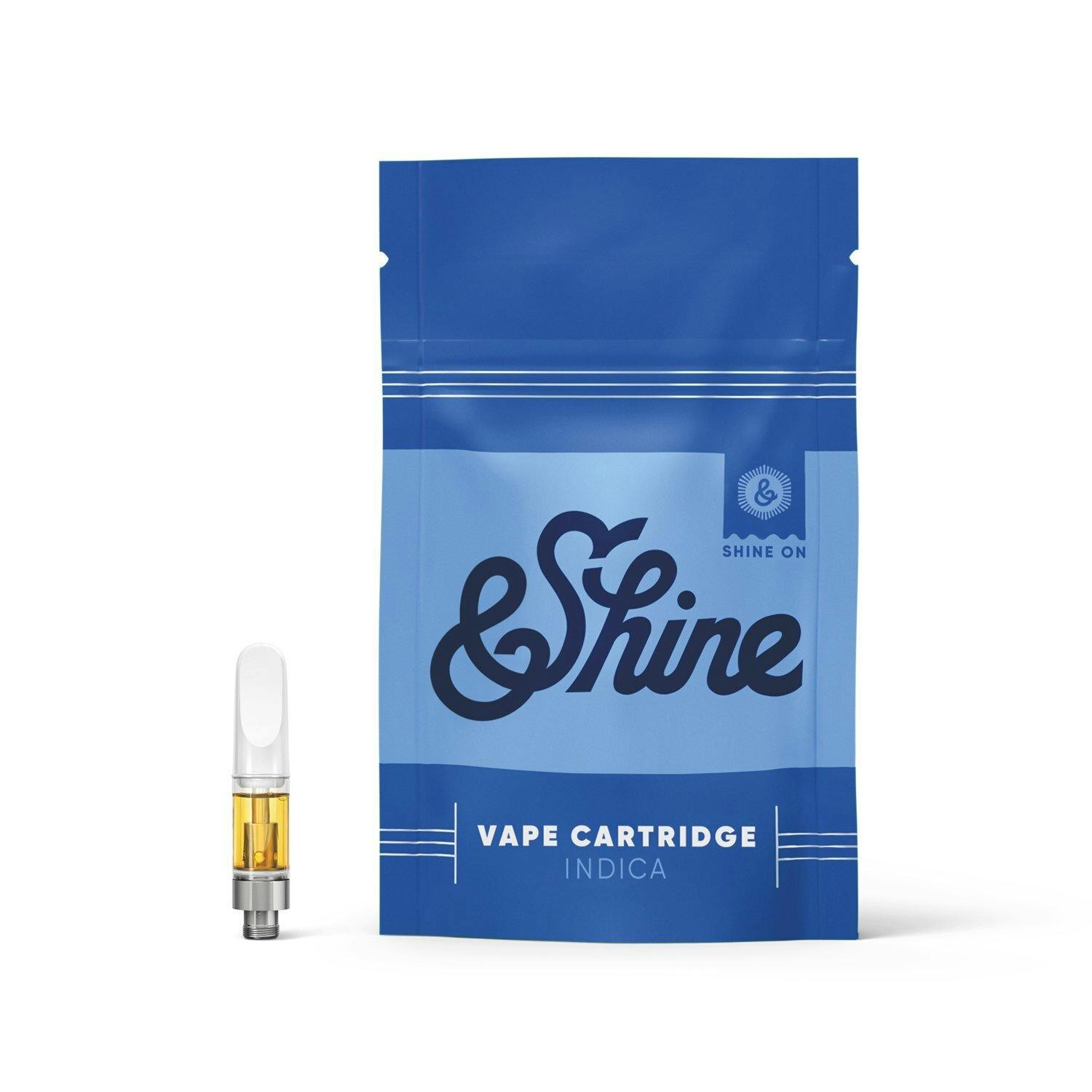 &Shine .5g Cartridge - Granddaddy Purple at Beyond / Hello Cannabis Dispensary