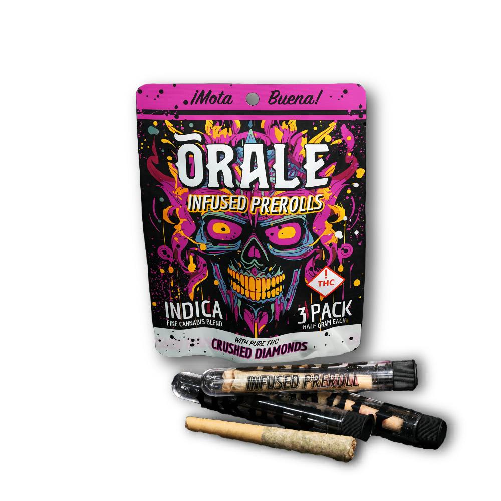Indica Blend | Crushed Diamond Infused 3Pk