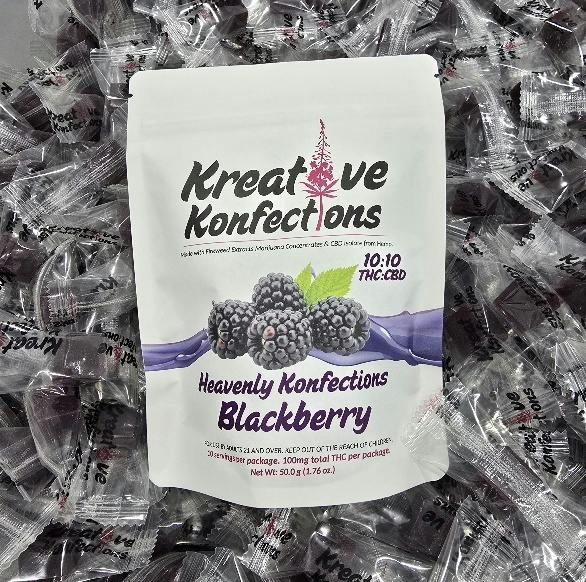 Blackberry Heavenly Konfections | Indica | 100mg | 10pk