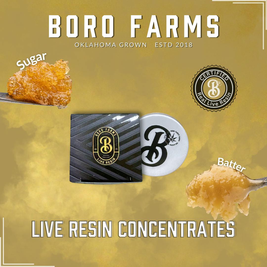 B.B.G. - Live Resin Sugar - 1g by Boro Family Farms