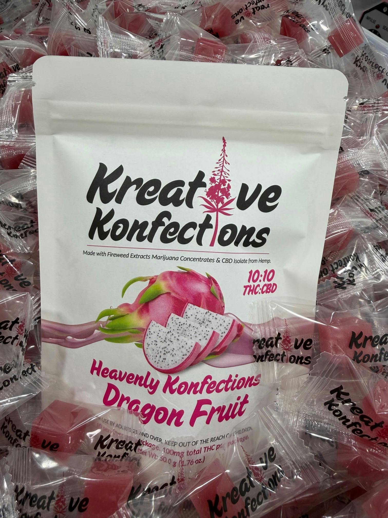 Dragonfruit Heavenly Konfections | Sativa | 100mg | 10pk