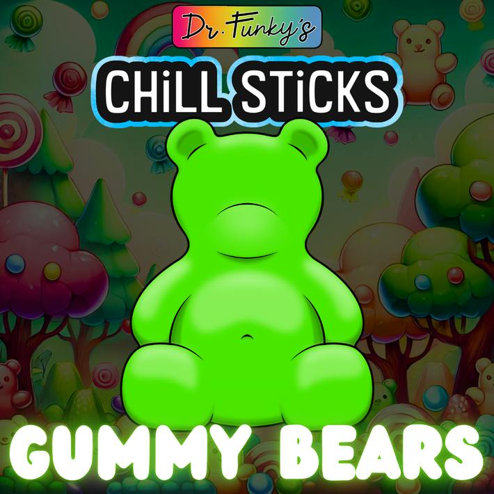 Dr. Funky's Chill Stick Gummy Bears 0.6g (Indica) at Tropic Canna